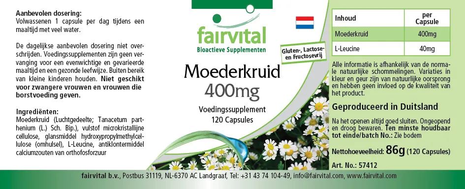 Feverfew 400mg 