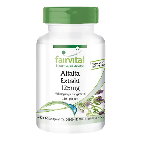 Alfalfa-extract 4:1 125mg - 250 tabletten