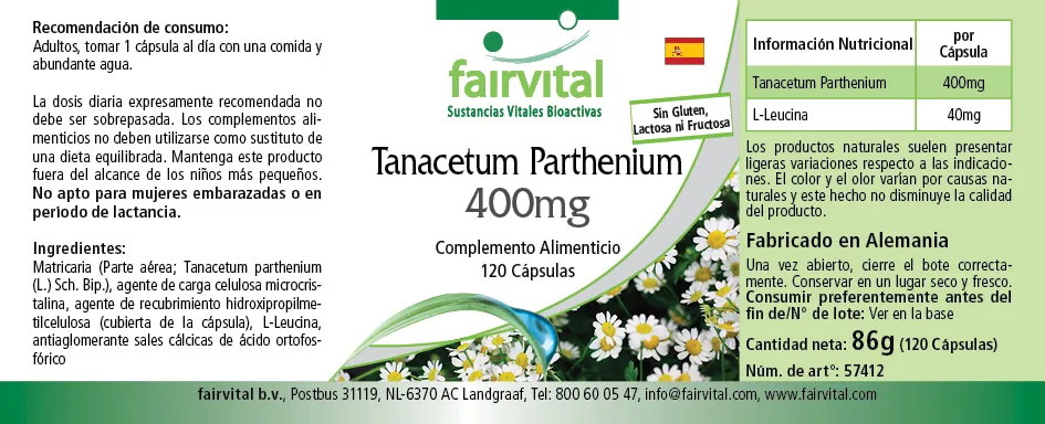 Feverfew 400mg 