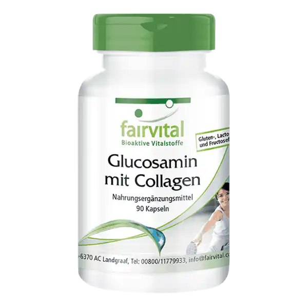Glucosamine met collageen - 90 capsules