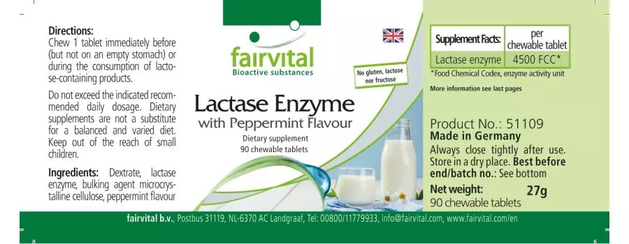 Lactase enzym