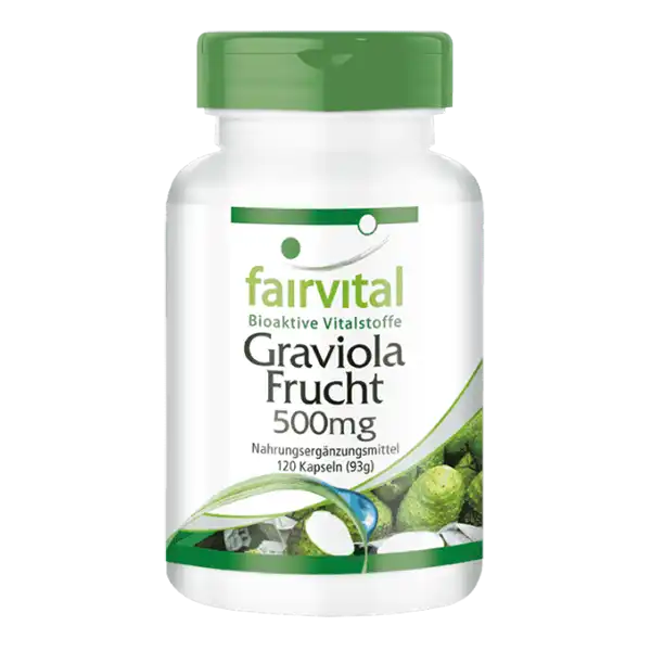 Graviola Fruit 500mg - 120 capsules