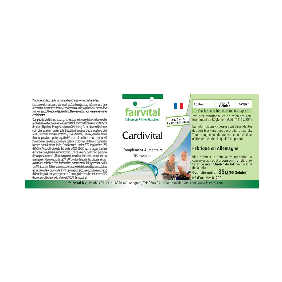 Cardivital – Vitamine per il cuore – 90 capsule