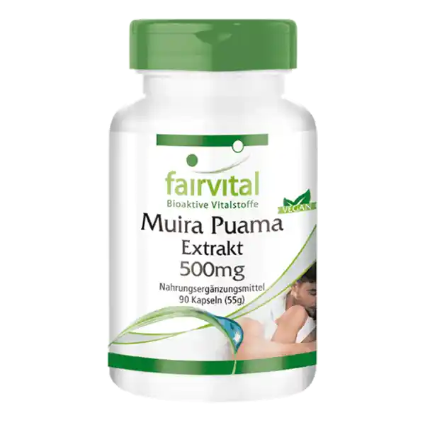 Muira Puama Extract 10: 1 500mg - 90 capsules