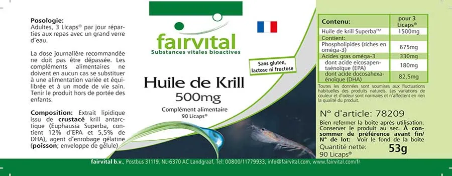 Krill olie 500mg - 90 LiCaps®