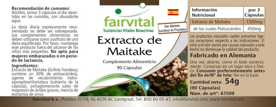 Estratto di Maitake - 90 capsule