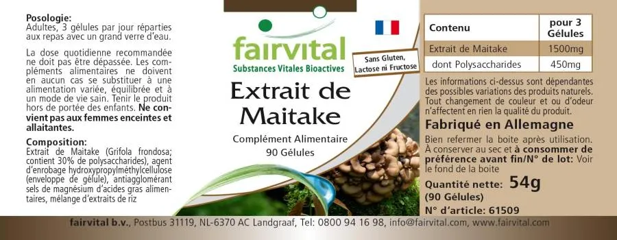 Maitake extract - 90 capsules