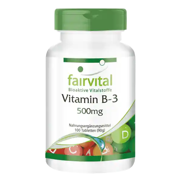 Vitamin B-3 500mg – 100 tablets