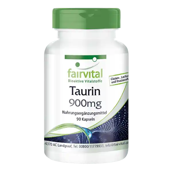 Taurine 900mg - 90 capsules