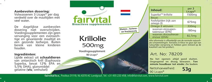 Krill olie 500mg - 90 LiCaps®