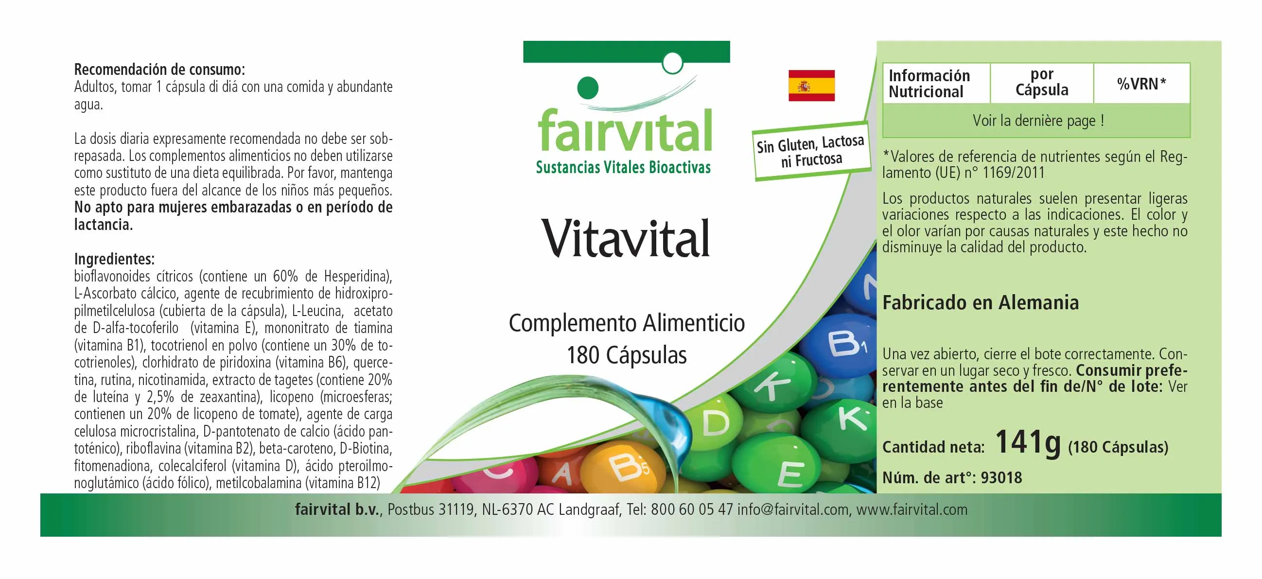 Vitavital – 180 capsule