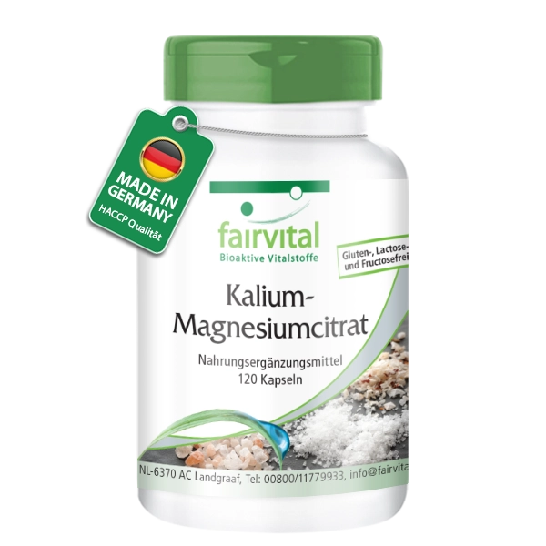 Citrato di Potassio e Magnesio - 120 Capsule