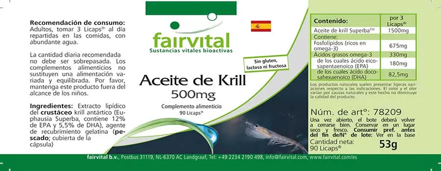 Krill oil 500mg - 90 LiCaps®