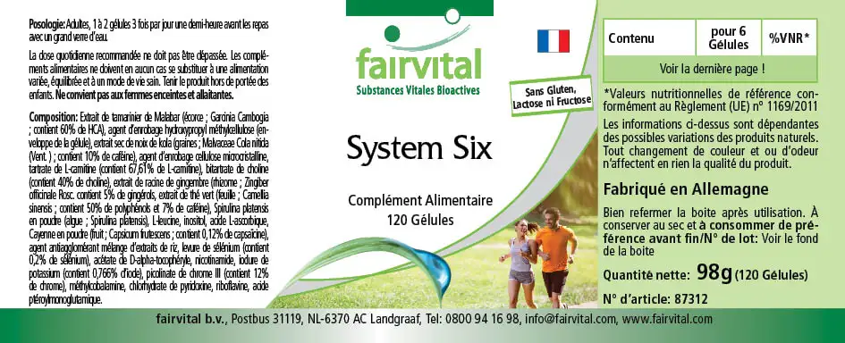 Système Six - 120 capsules