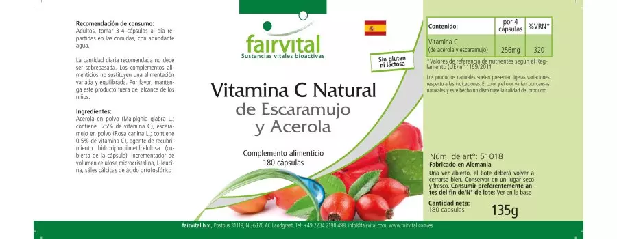 Natuurlijke vitamine C uit acerola