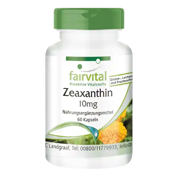 Zeaxanthine 10mg - 60 veganistische capsules