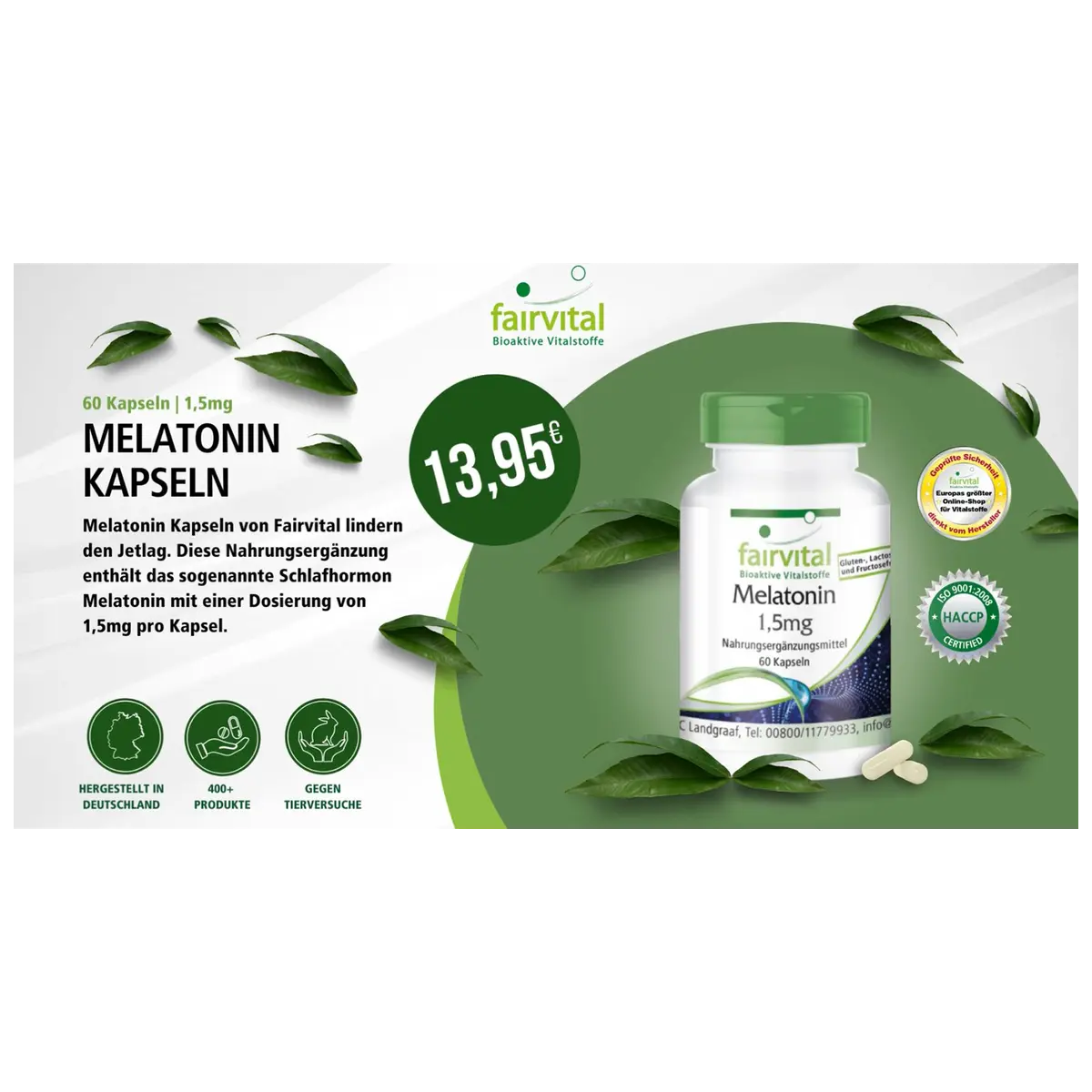 Melatonin 1.5mg - 60 Capsules