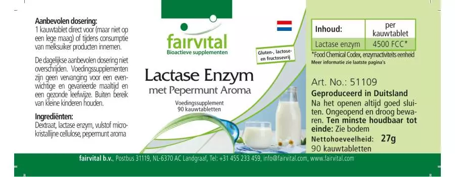 Lactase enzym