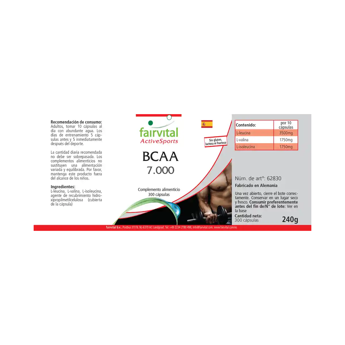 BCAA 7000 300 capsules