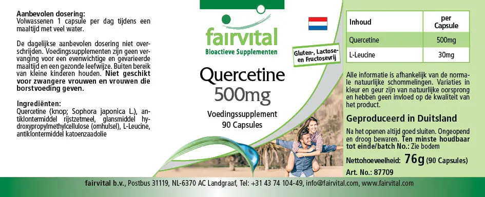 Quercetina 500mg – 90 capsule