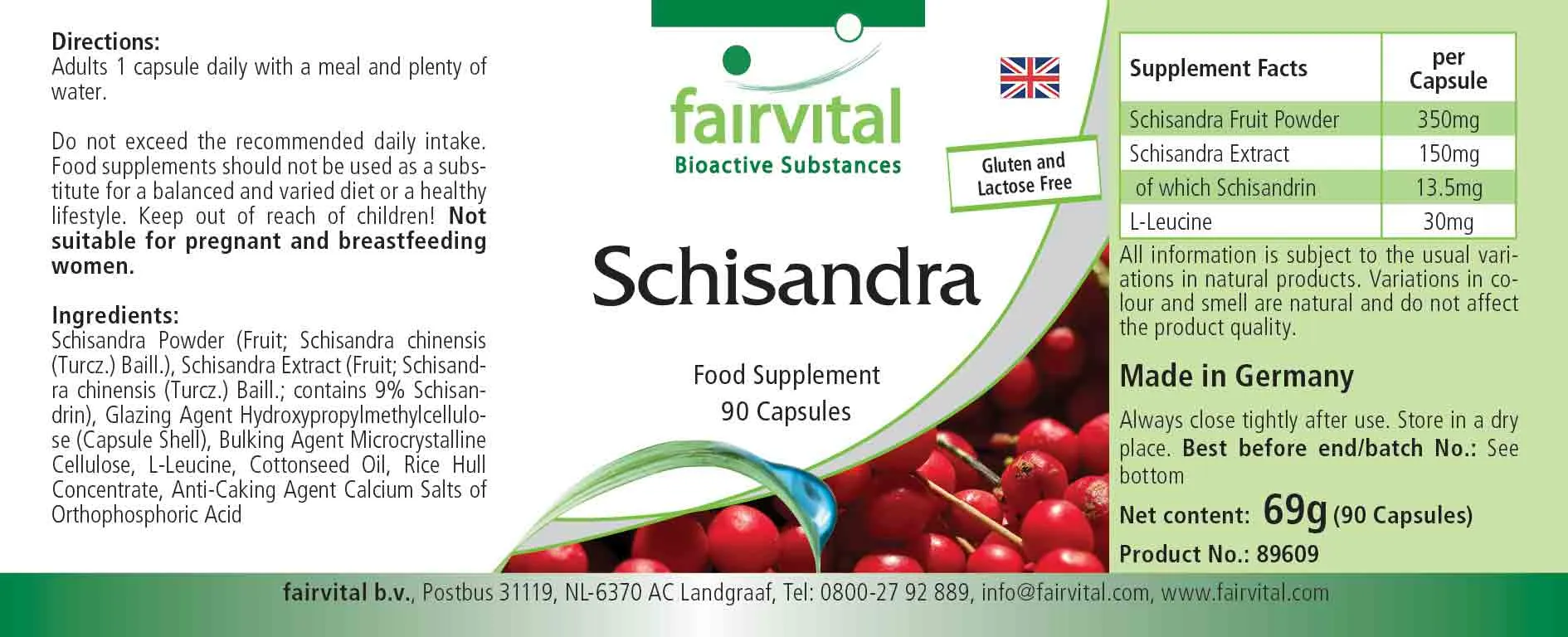 Schisandra - 90 Capsule