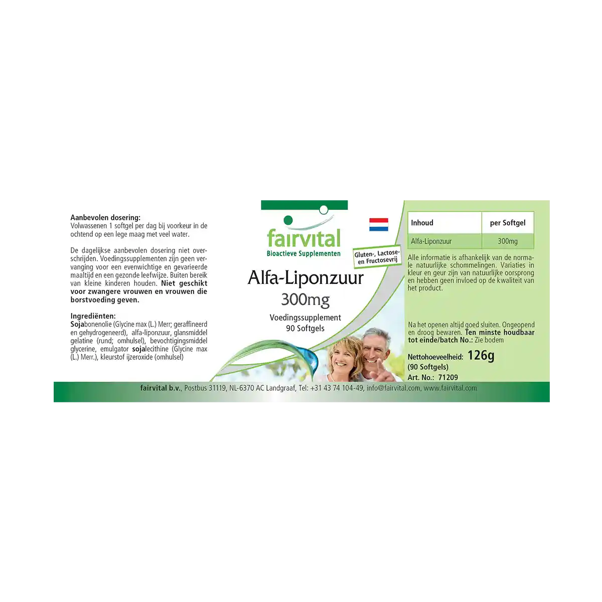 Alpha-Liponsäure 300mg - Alpha-lipoic acid (ALA) - 90 Softgels - Hochdosiert und Vegan | Fairvital Alpha-Liponsäure 300mg - Alpha-lipoic acid (ALA) - 90 Softgels - Hochdosiert und Vegan | Fairvital