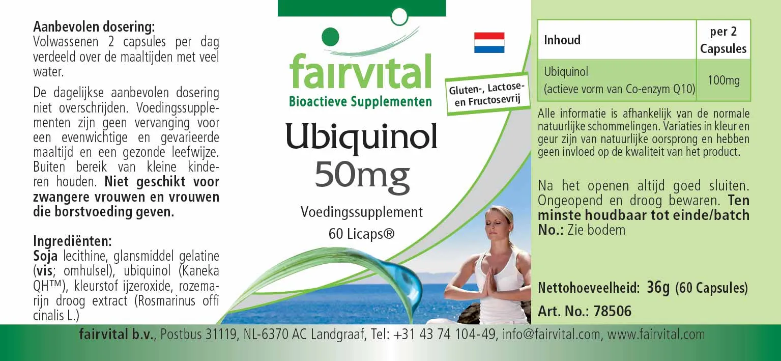 Ubiquinol 50mg - 60 LiCaps®.