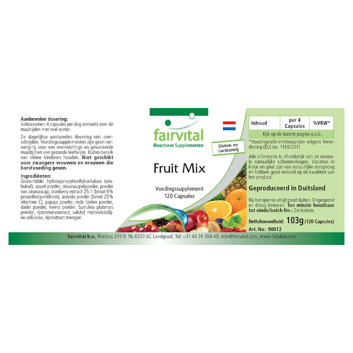 Fruit Mix - 120 capsules