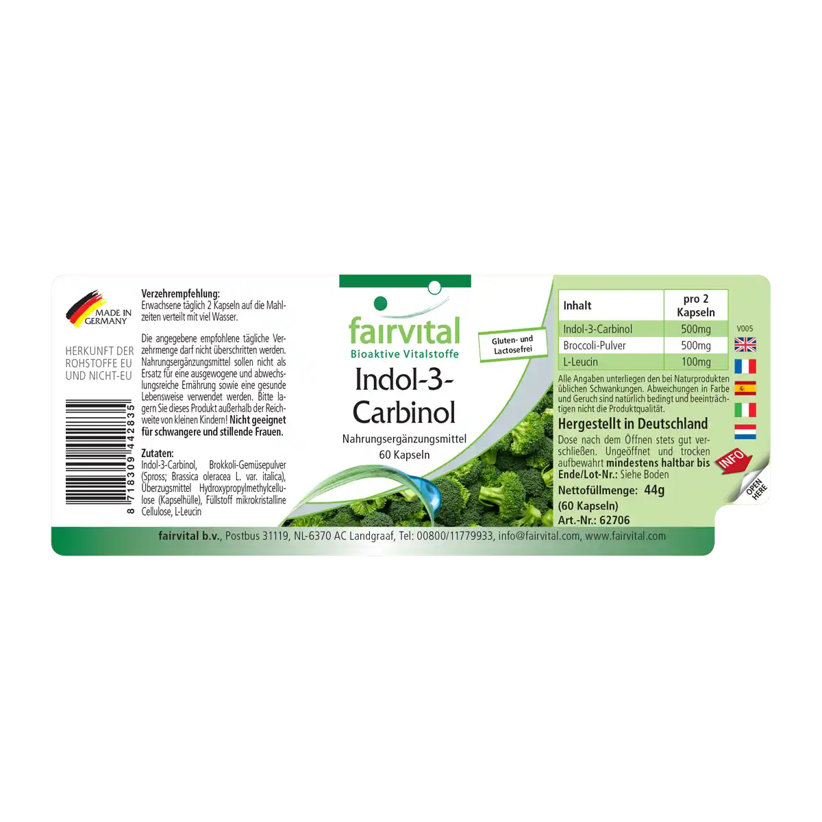 Indool-3-carbinol - 60 capsules