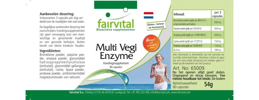 Multi Vegi Enzymes - 90 Capsules
