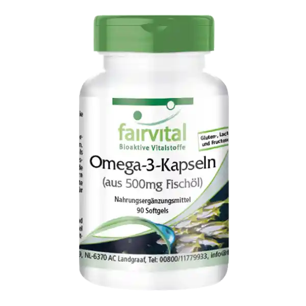 Omega-3 capsules van 500mg visolie - 90 softgels