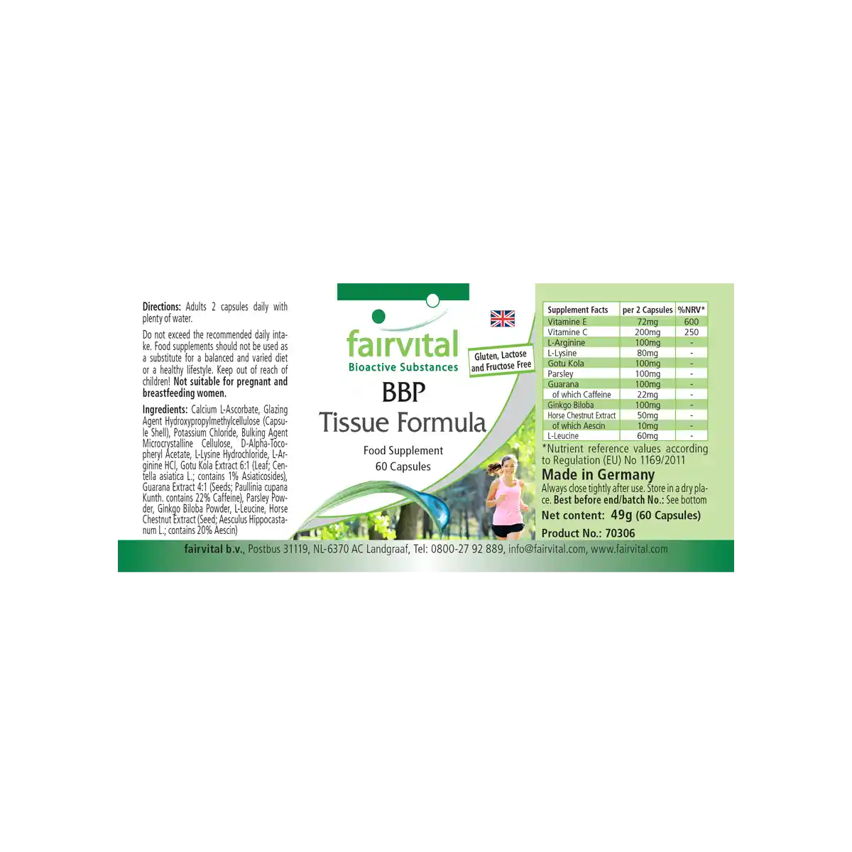 BBP tissue formula – 60 capsules