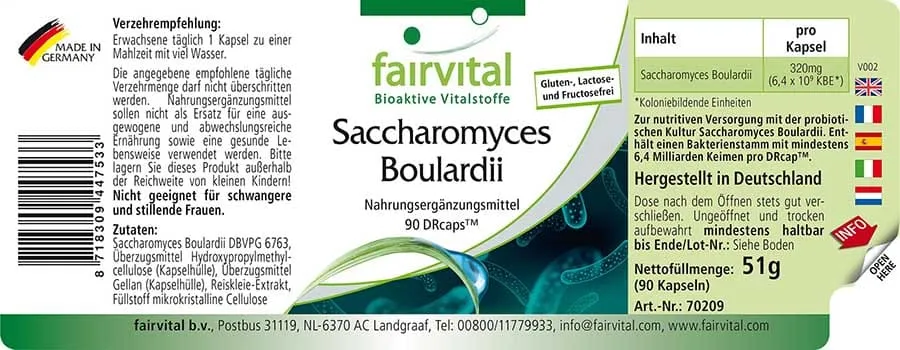 Saccharomyces boulardii - 90 DRcaps®.
