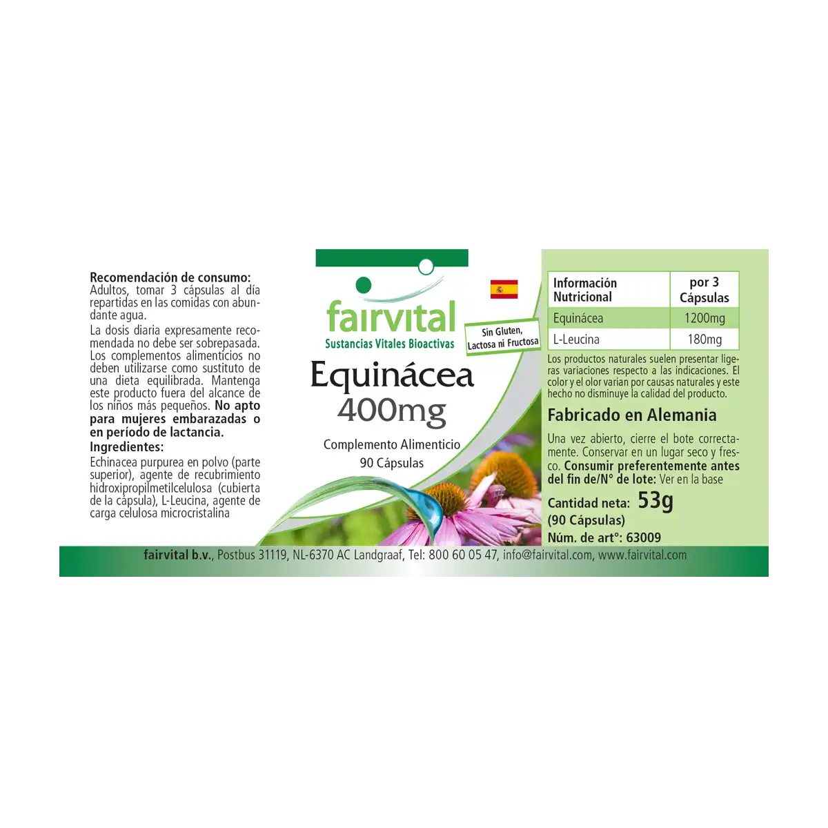 Echinacea 400 mg - 90 gélules