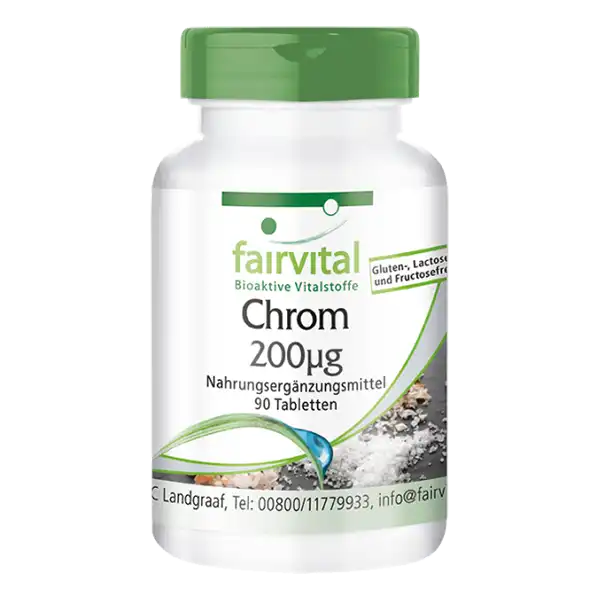 Chroom 200µg - 90 tabletten