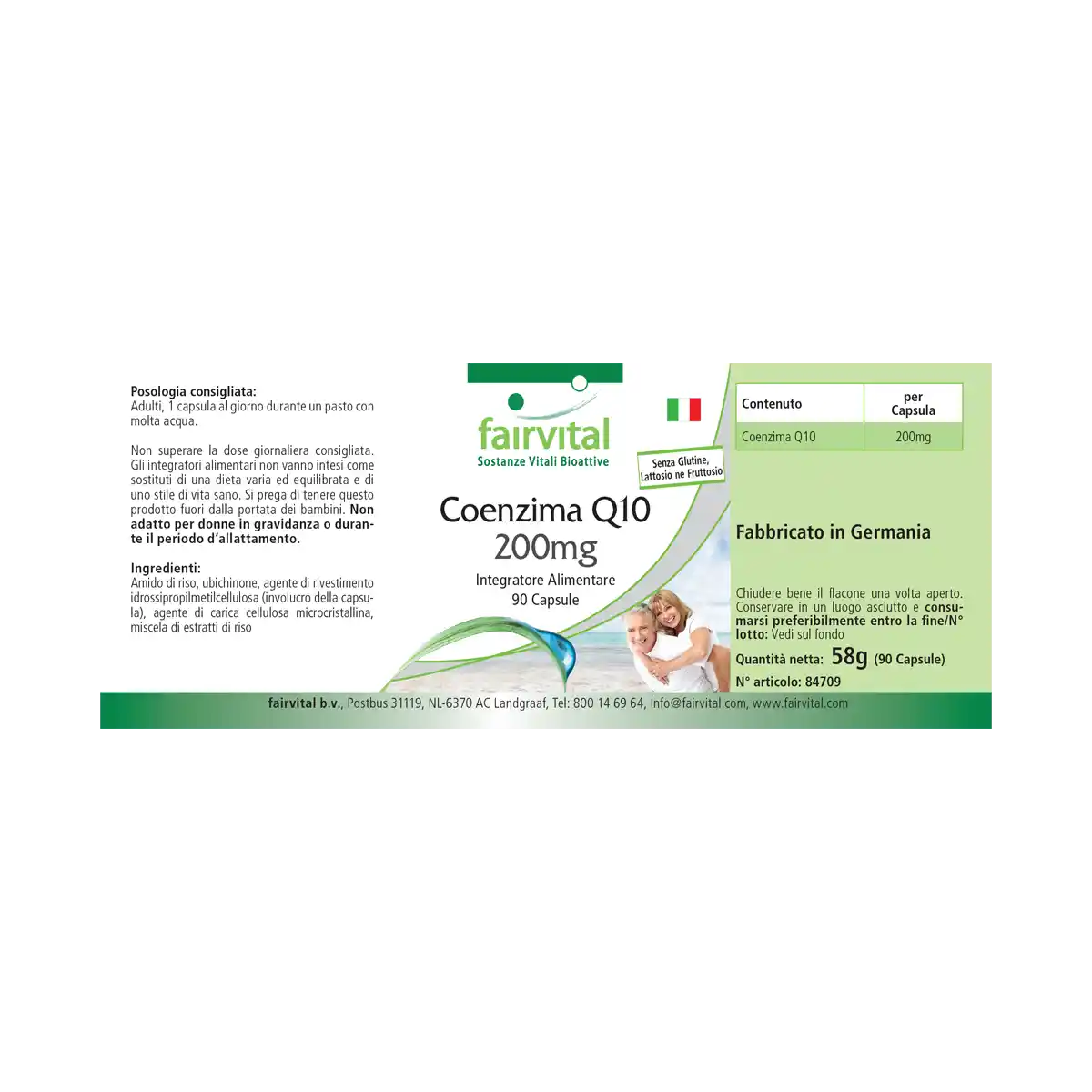 Coenzyme Q10 200mg - 90 capsules