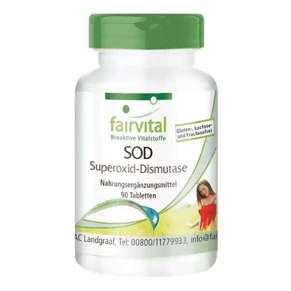SOD Superoxide dismutase - 90 tabletten