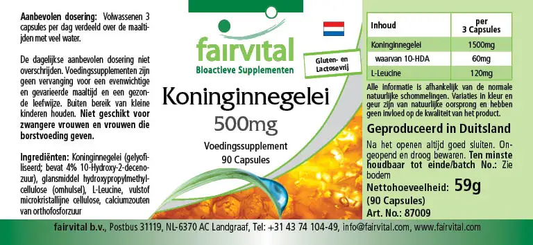 Koninginnengelei-extract 500mg - 90 capsules