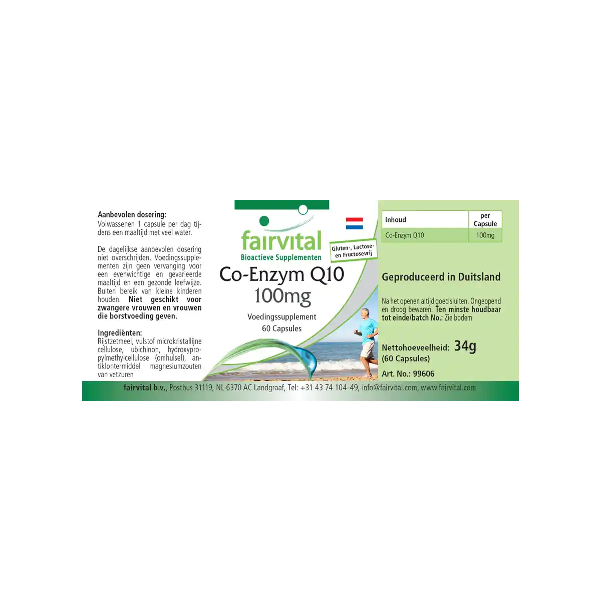 Coenzyme Q10 100mg - 60 gélules