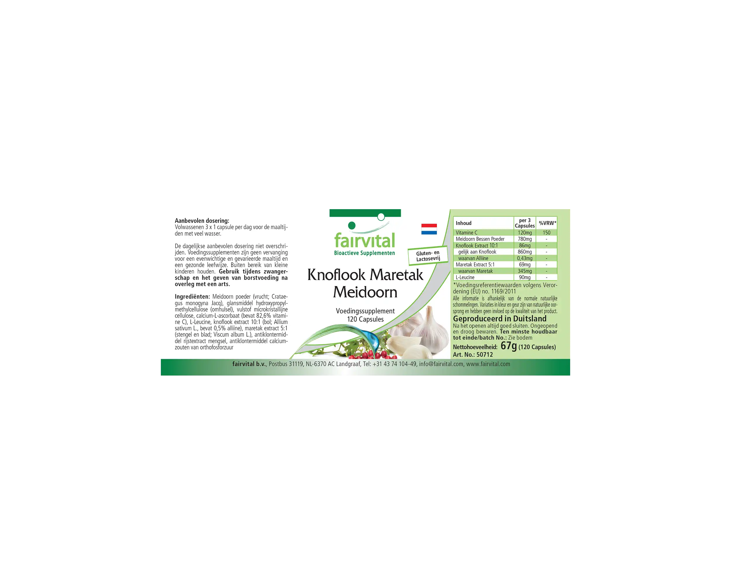 Knoblauch Mistel Weißdorn - 120 Kapseln - mit Vitamin C - für Immunsystem uvm. - Vegan | Fairvital Knoblauch Mistel Weißdorn - 120 Kapseln - mit Vitamin C - für Immunsystem uvm. - Vegan | Fairvital