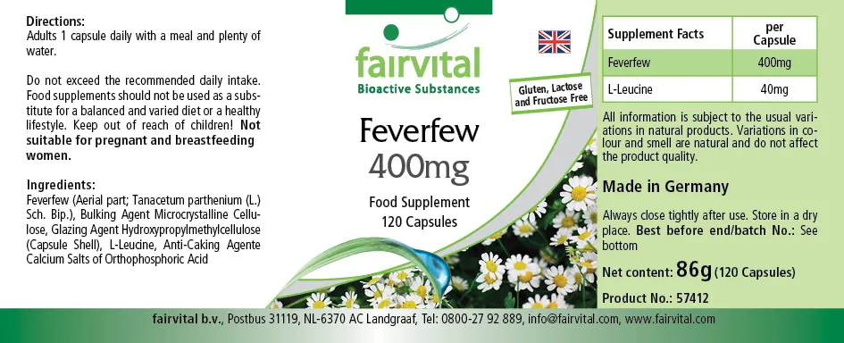Feverfew 400mg 