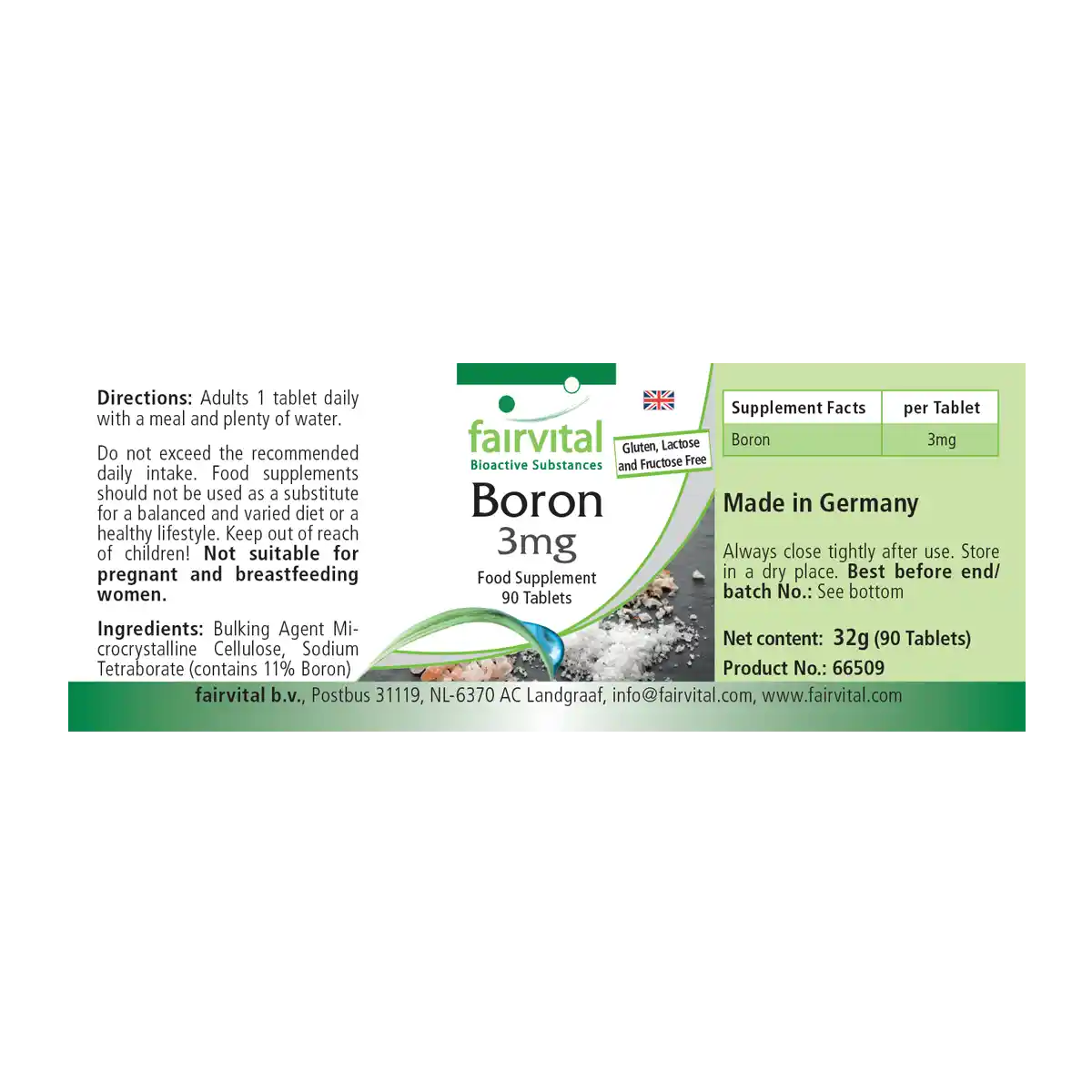 Boron 3mg - 90 tablets