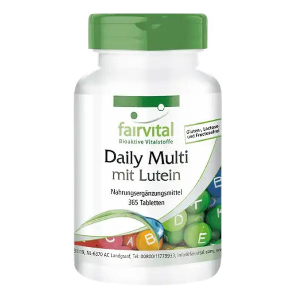 Dagelijkse Multi met luteïne - 365 tabletten