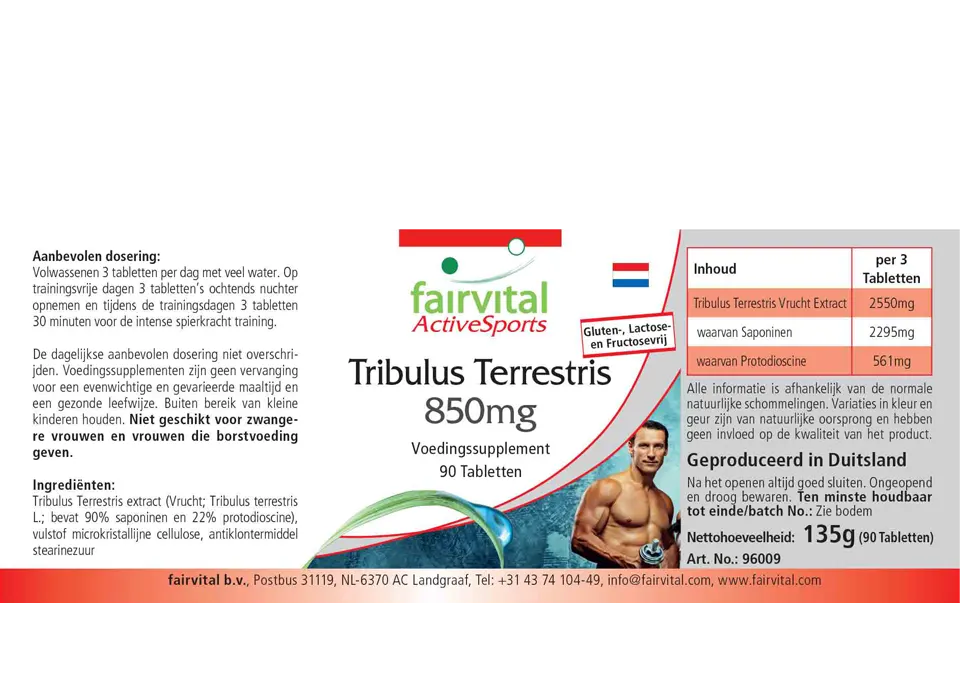 Tribulus Terrestris - 90 tablets