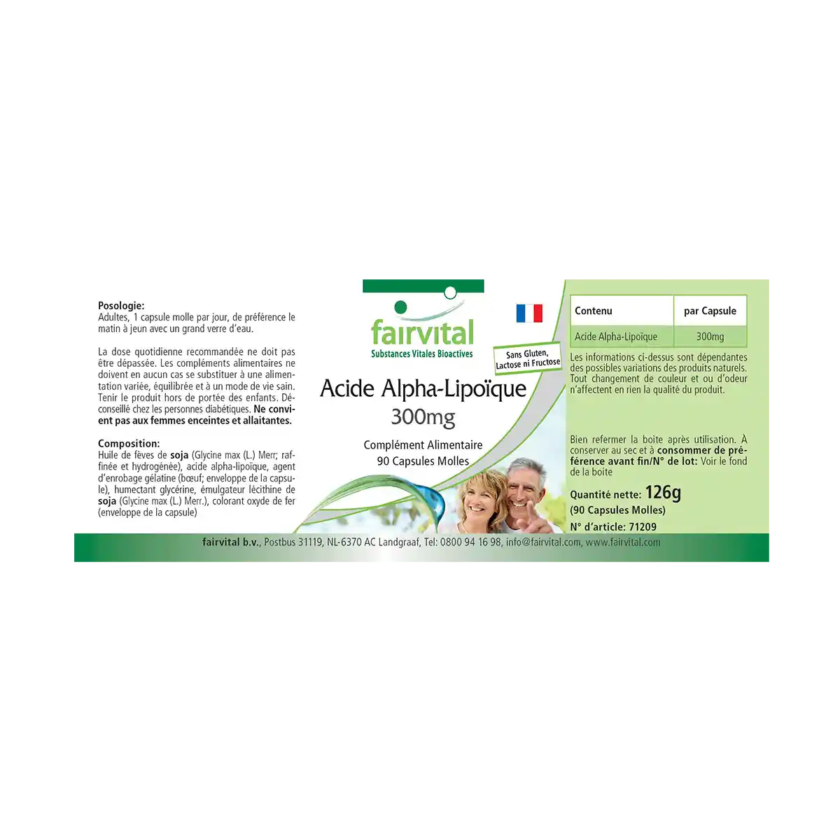 Acido Alfa-Lipoico – 300mg – 90 Softgels