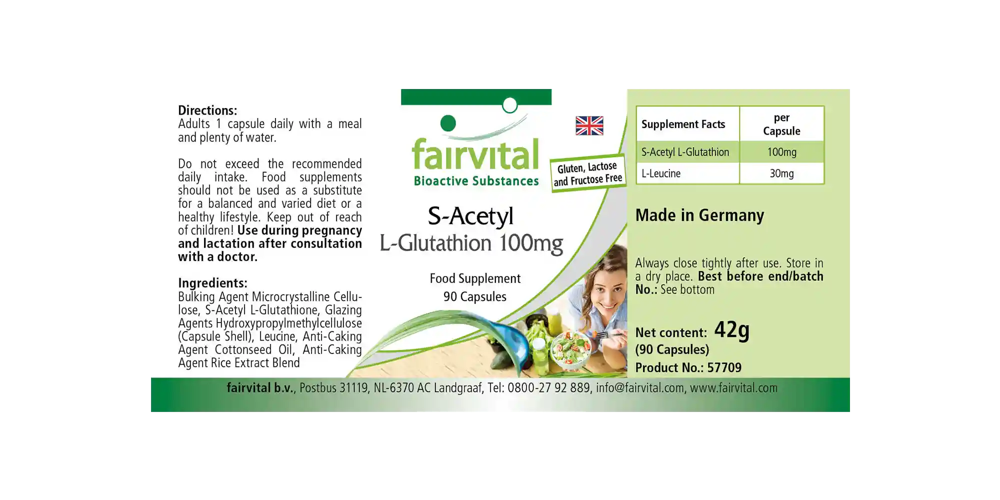 S-Acetil L-Glutatione 100 mg