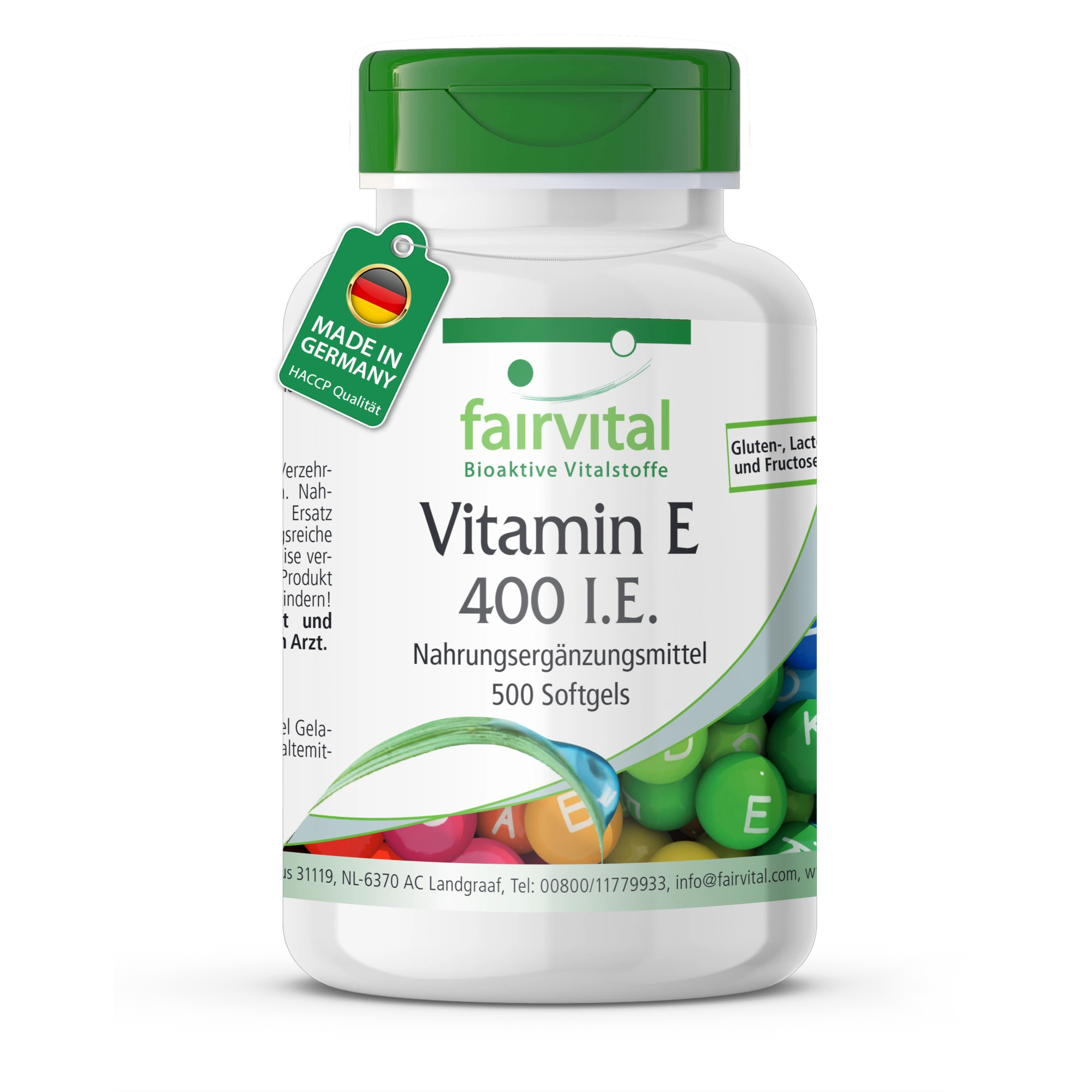 Vitamina E 400 U.I. confezione grande – 500 Softgel