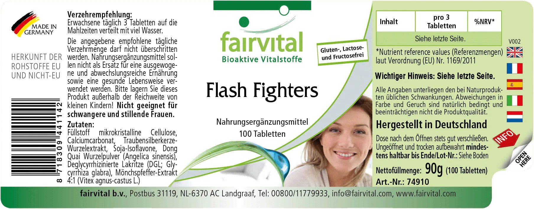 Flash Fighters - 100 comprimidos