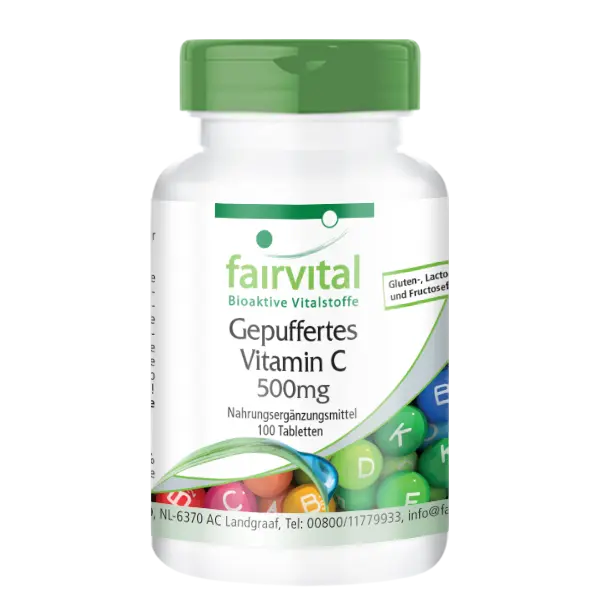 Gebufferde vitamine C 500mg - 100 tabletten