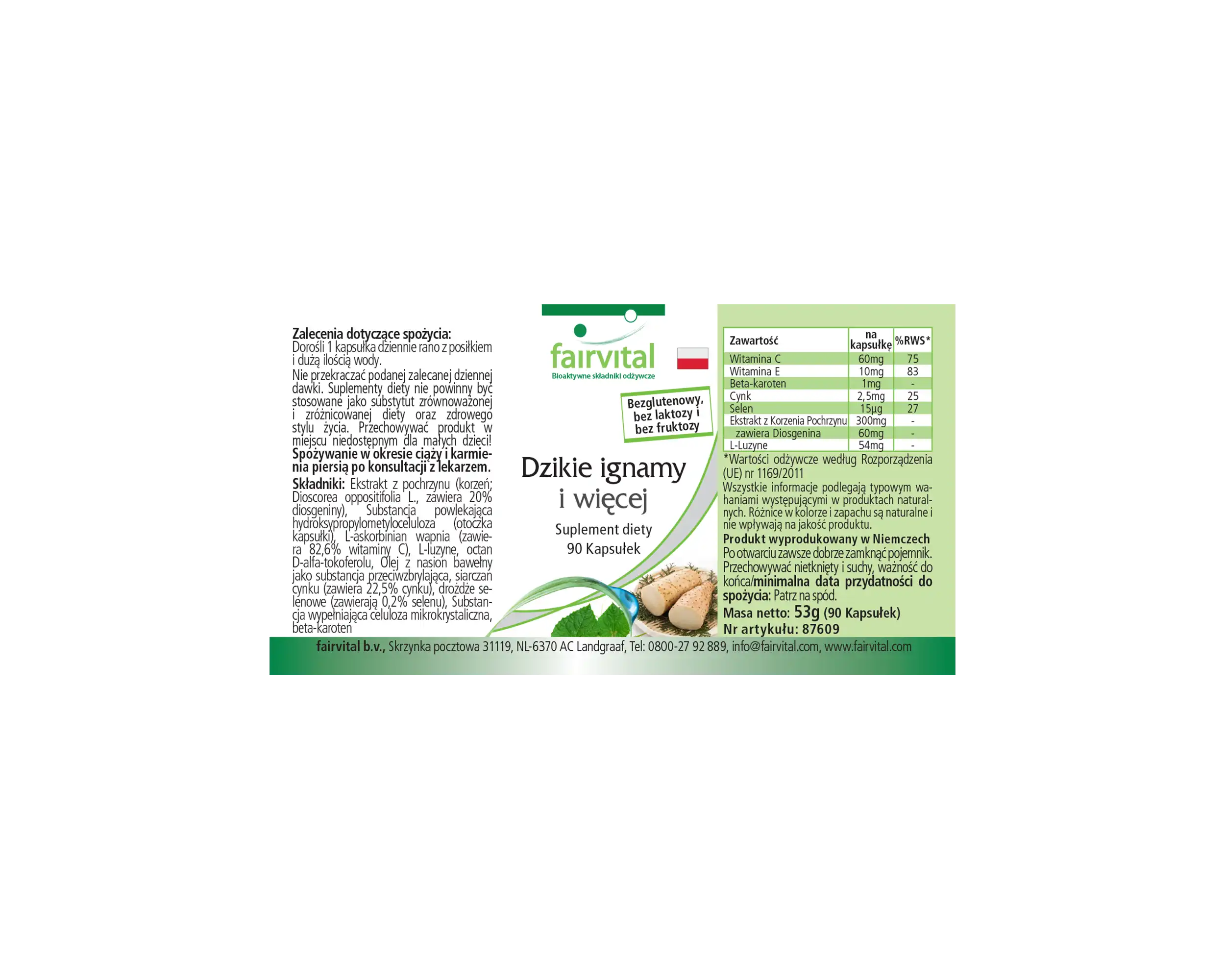 Wilde Yams Plus - 90 capsules